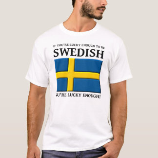 Camiseta Afortunado de ser sueco