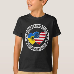 Camiseta Afortunado de ser ucraniano Orgulloso de ser estad