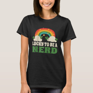 Camiseta Afortunado de ser un nerd que juega en St Patrick'