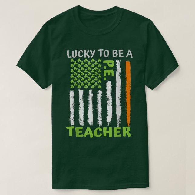 Camiseta Afortunado De Ser Un Profesor De Educación Física (Diseño del anverso)