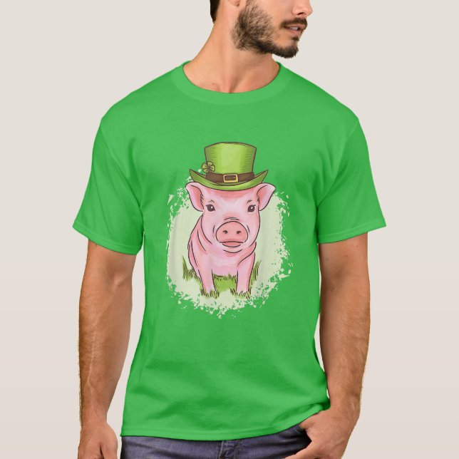 Camiseta Afortunado Día de San Patricio de Año Nuevo (Anverso)
