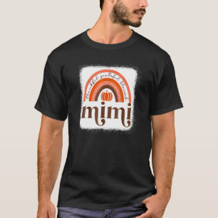 Camiseta Afortunado Gran Bendición Mimi Rainbow Fall Pumpki