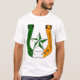 Camiseta afortunado irlandés herradura.