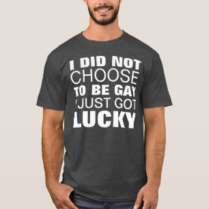 Camiseta Afortunado para ser gay