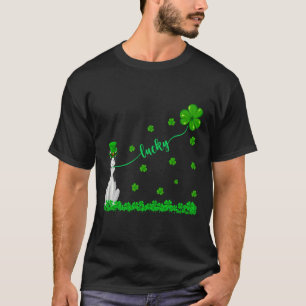Camiseta Afortunado Perro Husky Siberiano Leprechaun Funny 