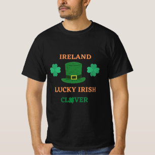 Camiseta Afortunado trébol irlandés T-Shirt
