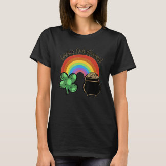 Camiseta Afortunado y bendecido arcoiris San Patricio Sham