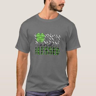 Camiseta Afortunado Y Bendecido Búfalo De San Patricio Plai