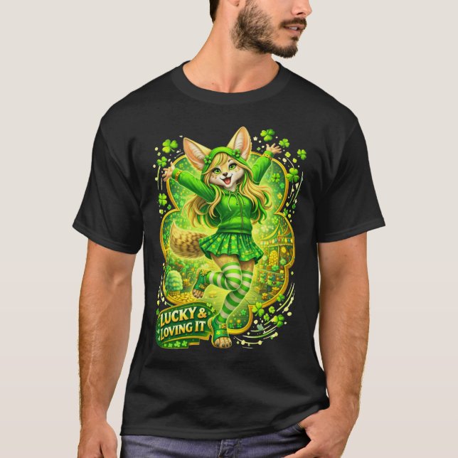 Camiseta Afortunado y encantado (Anverso)