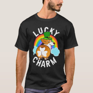 Camiseta Afortunados Encantos St Patrick Day Cugi Corgi Rai