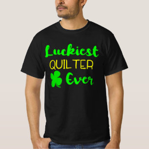 Camiseta Afortunados Quilter Ever Patricks Day Irlandés