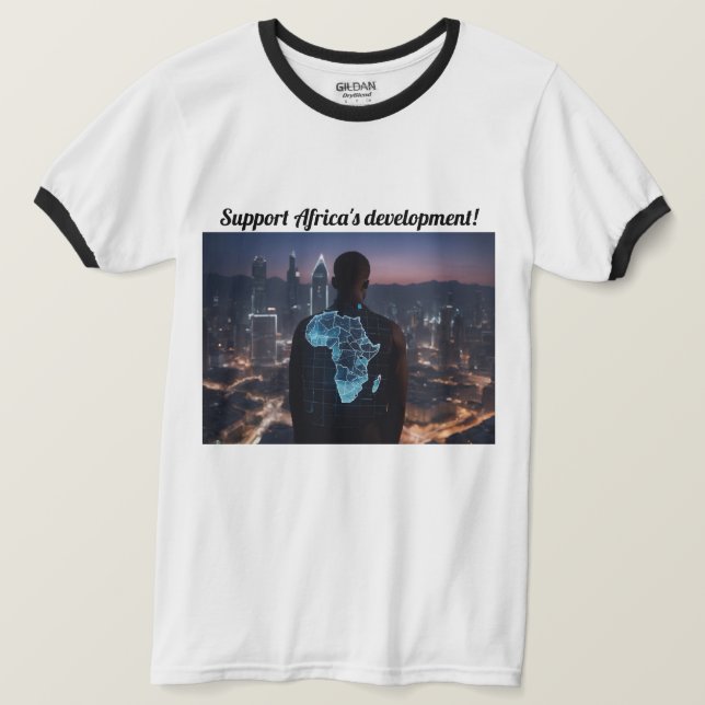 Camiseta ¡África! (Anverso del diseño)