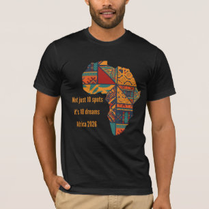 Camiseta África 10 Sueños Regalo Personalizado para Aficion