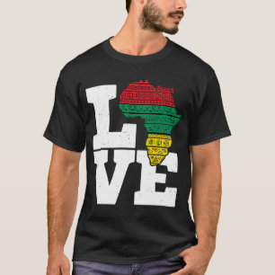 Camiseta África AMA a los niños africanos del Mes de la His