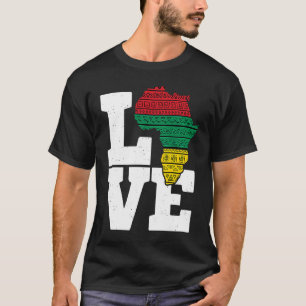 Camiseta África AMA a los niños africanos del Mes de la His