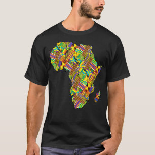 Camiseta África Ama el Mapa de Tierras Africanas Orgullo Hi
