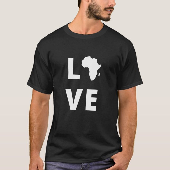 Camiseta África: Amar (Anverso)