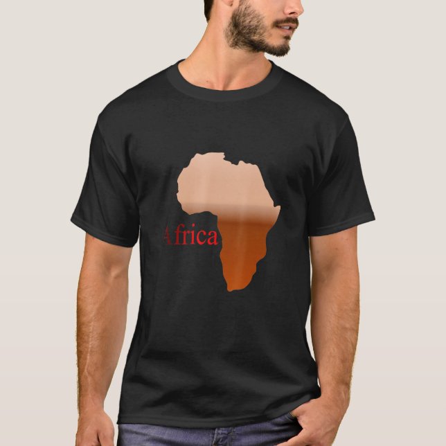 Camiseta África: Animales salvajes Safari curan la Novedad  (Anverso)