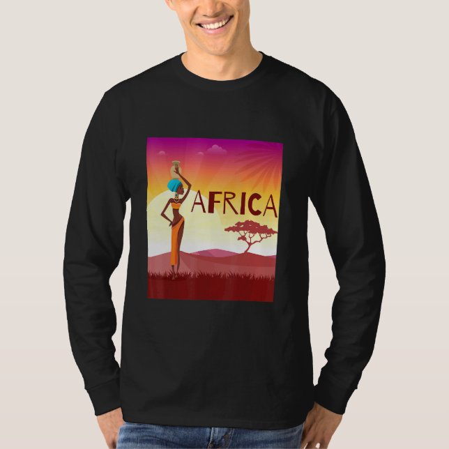 Camiseta África: Animales salvajes Safari son la Novedad me (Anverso)