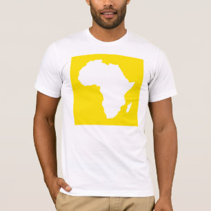 Camiseta África Audaz del Amarillo Dorado