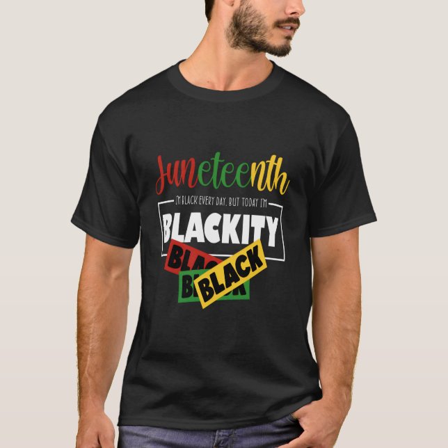 Camiseta Africa Black Unapologetically Free-Ish Since 1865  (Anverso)