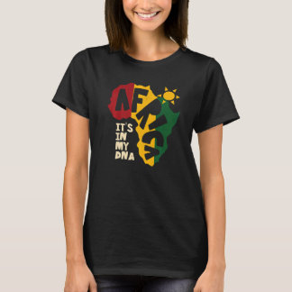 Camiseta África con sol Está en mi ADN