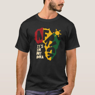 Camiseta África con sol Está en mi ADN
