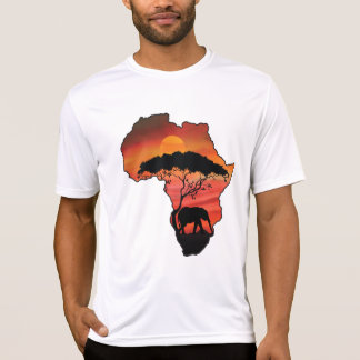 Camiseta África con una jirafa