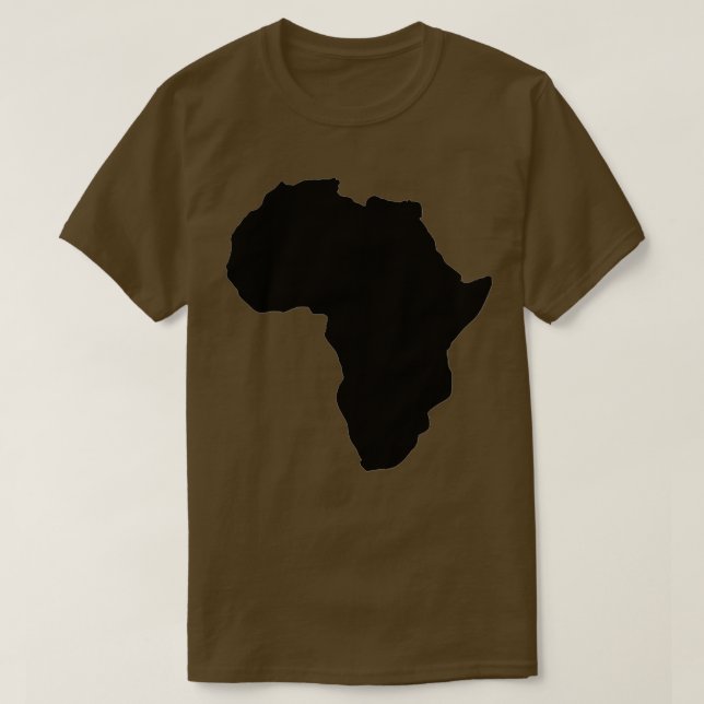 Camiseta África Continente 1 (Diseño del anverso)