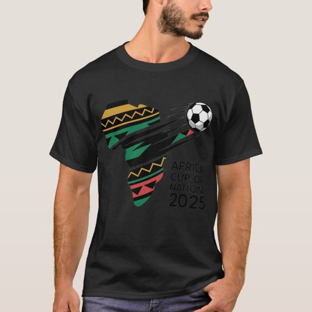 Camiseta Africa Cup of Nations 2025 – AFCON Football Fan De (Anverso)