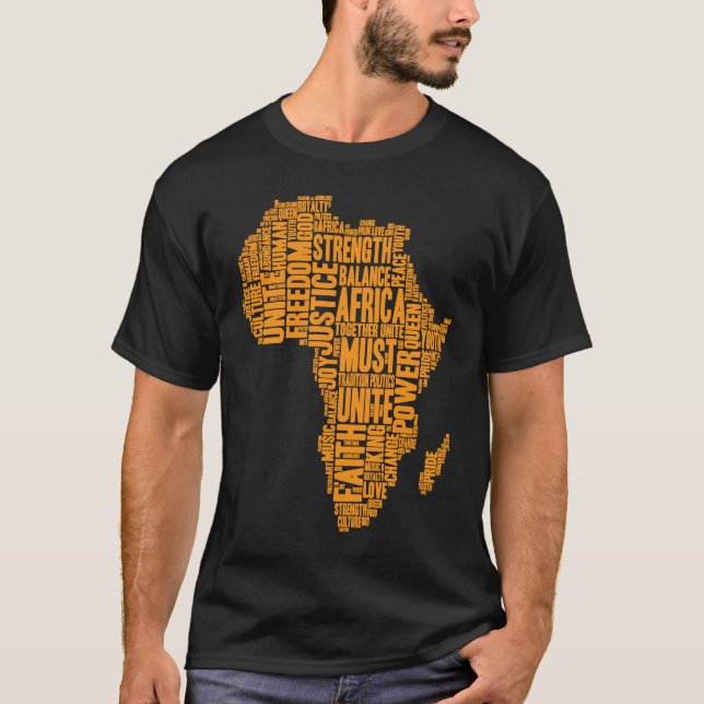Camiseta África debe unirse (Anverso)