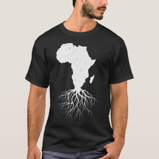 Camiseta África divertida: arte para hombres afroamericano 