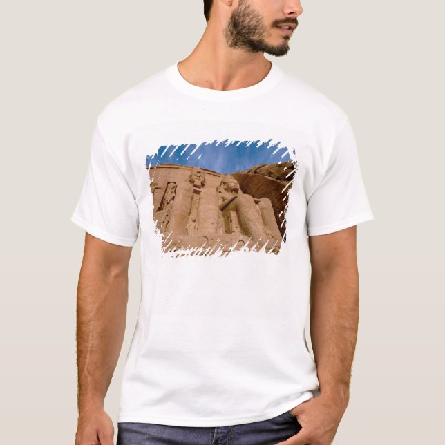 Camiseta África, Egipto, Abu Simbel, Ramses II y (Anverso)