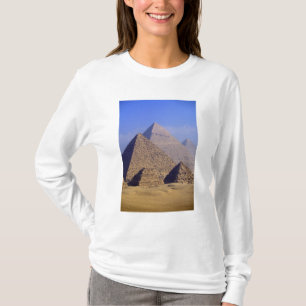 Camiseta África, Egipto, El Cairo, Giza. Grandes pirámides