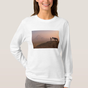 Camiseta África, Egipto, El Cairo, Giza, pirámides de Giza 