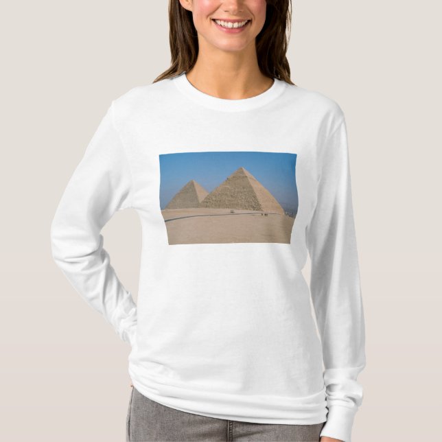 Camiseta África - Egipto - El Cairo - Las grandes pirámides (Anverso)