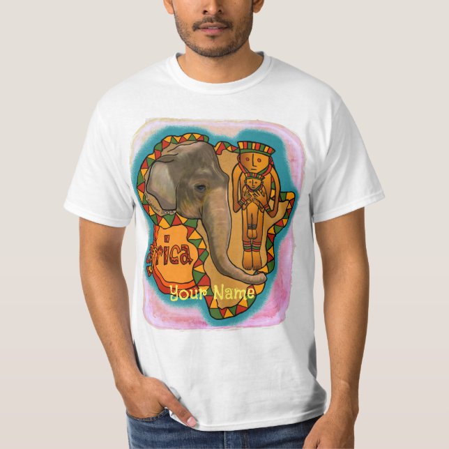 Camiseta África elefante (Anverso)