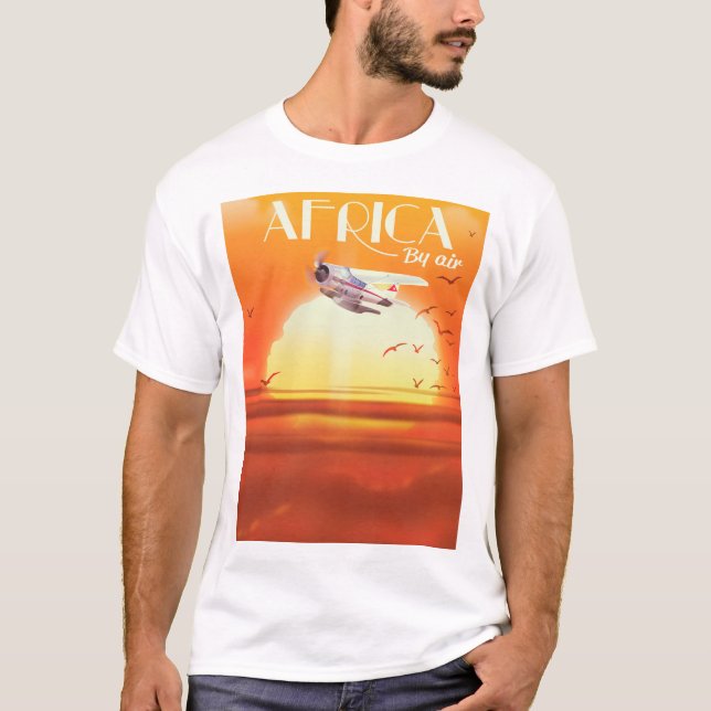 Camiseta África en Avión (Anverso)