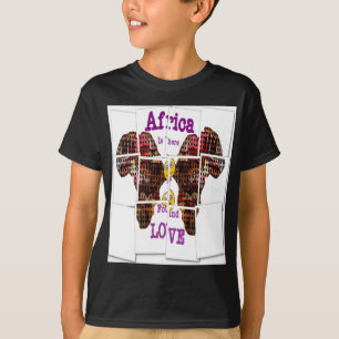 Camiseta África es donde encontré amor