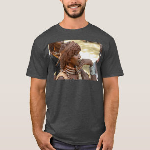 Camiseta África Etiopía Mujer de la tribu Omo River Valley 