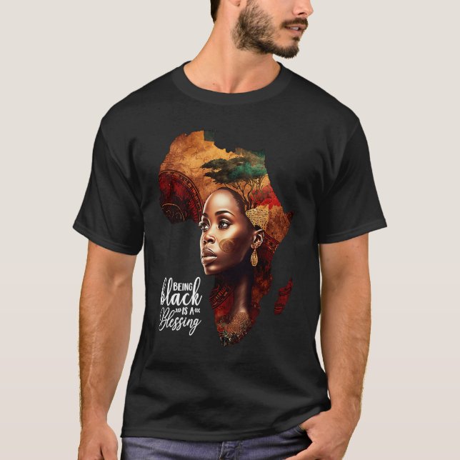 Camiseta Africa For Women Black History Month Africa (Anverso)
