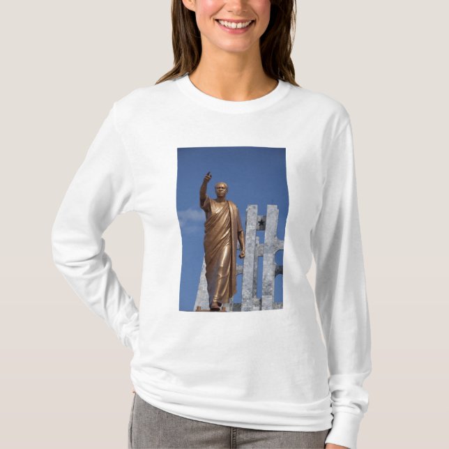Camiseta África, Ghana, Accra. Mausoleo Nkrumah, final (Anverso)