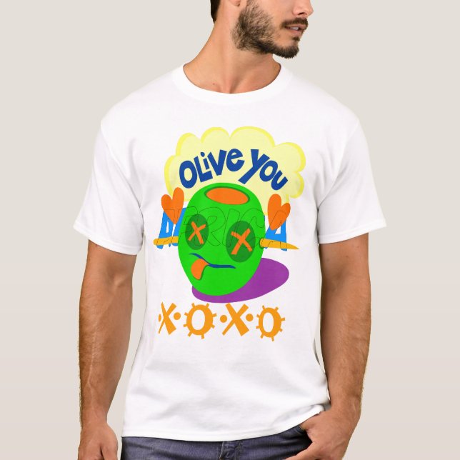 Camiseta África. Hermosa fruta de oliva Crea tu propia (Anverso)