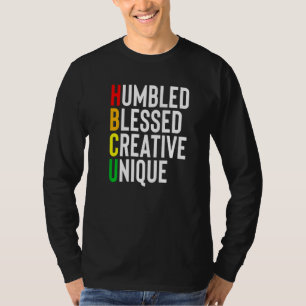 Camiseta África: Hummillado y creativo Univ Negro único