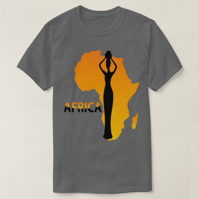 Camiseta africa is my dna 16 (Diseño del anverso)