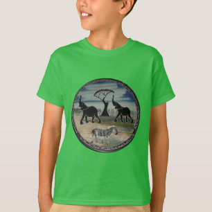 Camiseta África Kenia Hermoso Elegante Vida Silvestre