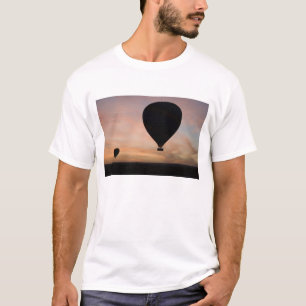 Camiseta África, Kenia, Masai Mara. Dos globos flotan