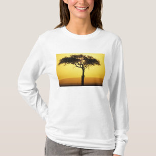 Camiseta África, Kenia, Reserva de caza Masai Mara, Amanece