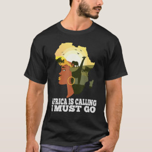 Camiseta África llama continente africano de mapas