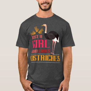 Camiseta Africa Lover Chica obsequia a Safari Ostrich